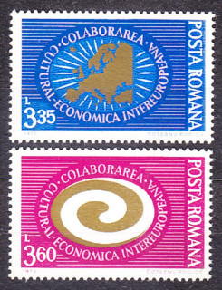 RUMUNSKO 1973, Michel 3120-3121, ** čistá séria. INTEREUROPA.