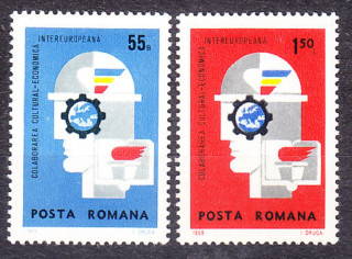 RUMUNSKO 1969, Michel 2764-2765, ** čistá séria. INTEREUROPA.