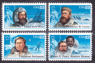 USA 1986, Michel 1835-1838, ** čistá séria. VÝSKUM ARKTÍDY.