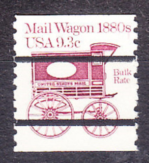 USA 1981, Michel 1521, ** čistá séria. DOPRAVA - POŠTOVÝ VAGÓN.