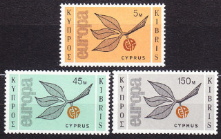 CYPRUS 1965, Michel 258-260, ** čistá séria. EUROPA - CEPT.