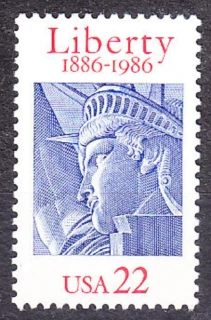 USA 1986, Michel 1841, ** čistá séria. SOCHA SLOBODY.