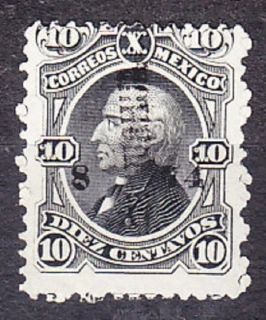 MEXIKO 1874, Michel 97 I, čistá bez lepu. MIGUEL HIDALGO.