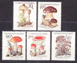 ČSSR 1958, Pofis 1018-1022, ** čistá séria. HUBY.