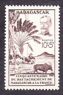 MADAGASCAR 1946, Michel 406, čistá séria bez lepu. KOLÓNIE. KRAJINY.