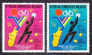 MADAGASCAR 1987, Michel 1052-1053, ** čistá séria. ŠPORTOVÉ HRY.
