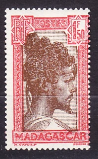 MADAGASCAR 1930, Michel 199, ** čistá. KOLÓNIE. DOMORODEC.