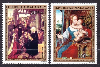 MADAGASCAR 1974, Michel 734-735, ** čistá séria. VIANOCE - MAĽBY.