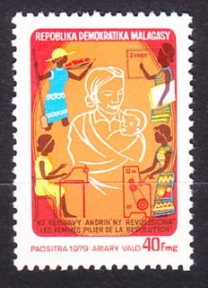 MADAGASCAR 1979, Michel 844, * čistá séria. ROVNOPRÁVNOSŤ ŽIEN.