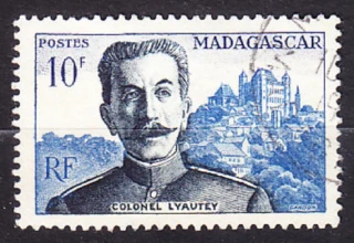 MADAGASCAR 1954, Michel 429, razená. KOLÓNIE. MARŠÁL LYAUTEY.