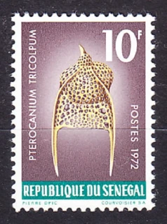 SENEGAL 1972, Michel 506, ** čistá. MORSKÉ ŽIVOČÍCHY.
