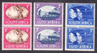 JUŽNÁ AFRIKA 1945, Michel 175-180, ** čistá séria. KOLÓNIE. KONIEC VOJNY.