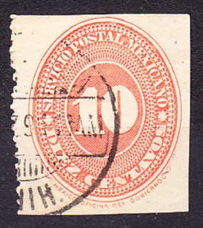 MEXIKO 1890, Michel 169, razená. ČÍSLICE.