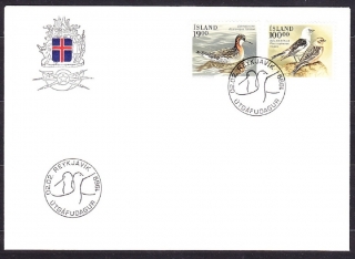 ISLAND 1989, Michel 697-698, FDC OBÁLKA. VTÁCTVO.