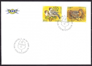 ISLAND 1995, Michel 833-834, FDC OBÁLKA. VTÁCTVO.