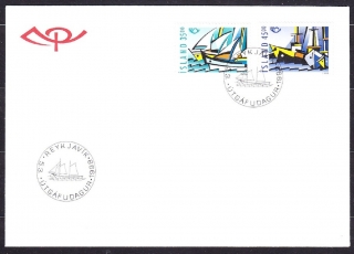 ISLAND 1998, Michel 884-885, FDC OBÁLKA. PLACHETNICE.