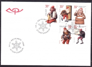 ISLAND 1999, Michel 928-940, 3 FDC OBÁLKY. VIANOCE - TRPASLÍCI.