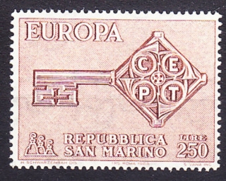 SAN MARINO 1968, Michel 913, ** čistá séria. EUROPA - CEPT.