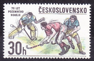 ČSSR 1978, Pofis 2307, ** čistá séria. POZEMNÝ HOKEJ.