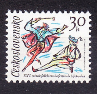 ČSSR 1978, Pofis 2328, ** čistá séria. FOLKLÓRNY FESTIVAL VO VÝCHODNEJ.