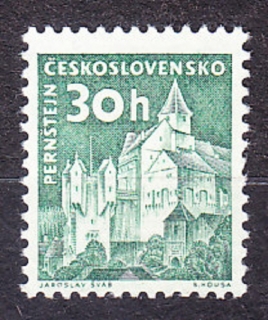 ČSSR 1961, Pofis 1205, ** čistá séria. HRAD PERNŠTEJN.