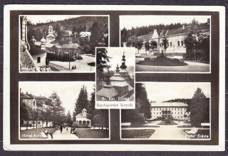 BARDEJOVSKÉ KÚPELE 1939, poslaná. OKIENKOVÁ.
