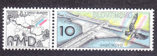 SLOVENSKÁ REPUBLIKA 1993, Zberateľ 20 KĽ, ** čistá séria s ľavým kupónom. GABČÍKOVO.