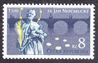 ČESKÁ REPUBLIKA 1993, Pěnkava 4, ** čistá séria. SPOLOČNÉ VYDANIE - SVäTÝ JÁN NEPOMUCKÝ.