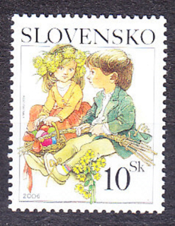 SLOVENSKÁ REPUBLIKA 2006, Zberateľ 372, ** čistá séria. VEĽKÁ NOC.
