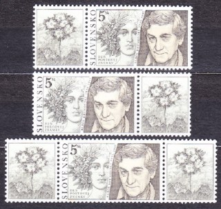 SLOVENSKÁ REPUBLIKA 1999, Zberateľ 198, ** čisté kombinácie. DEŇ ZNÁMKY - ALBÍN BRUNOVSKÝ.
