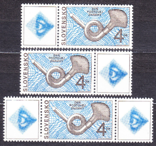 SLOVENSKÁ REPUBLIKA 1997, Zberateľ 139, ** čisté kombinácie. DEŇ ZNÁMKY - POŠTOVÁ TRÚBKA.