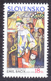 SLOVENSKÁ REPUBLIKA 2002, Zberateľ 263, ** čistá séria. EUROPA - CIRKUS.