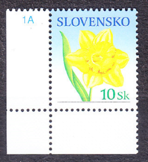 SLOVENSKÁ REPUBLIKA 2006, Zberateľ 371, ** čistá séria, rohový kus. KVETY - NARCIS.