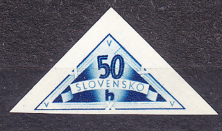 SLOVENSKÝ ŠTÁT 1940, Synek DR 1, DCH ZP 1, * čistá s doskovou chybou. DORUČNÉ.