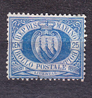 SAN MARINO 1894, Michel 30, čistá bez lepu. ERB.